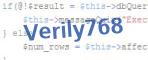 verification code